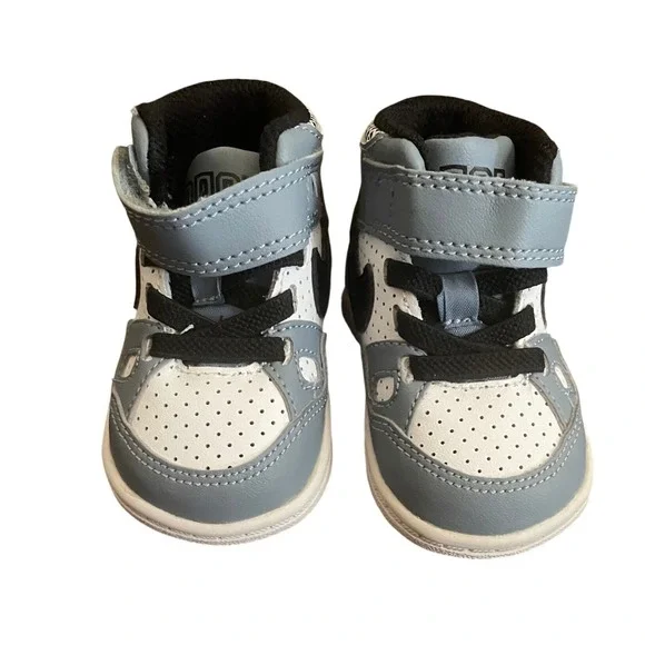 Nike Son of Force Mid Toddler Shoes 2C Gray White 615162 Basketball Streetwear - Picture 6 of 7